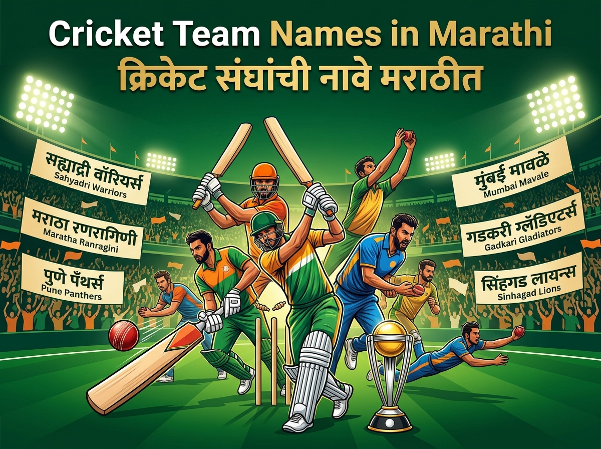 Cricket Team Names in Marathi