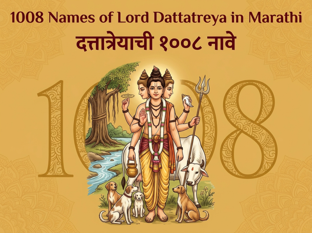 Dattatreya 1008 Names in Marathi