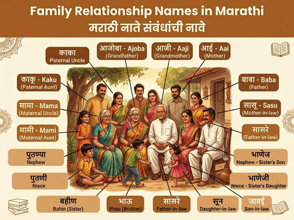 Family Relationship Names in Marathi