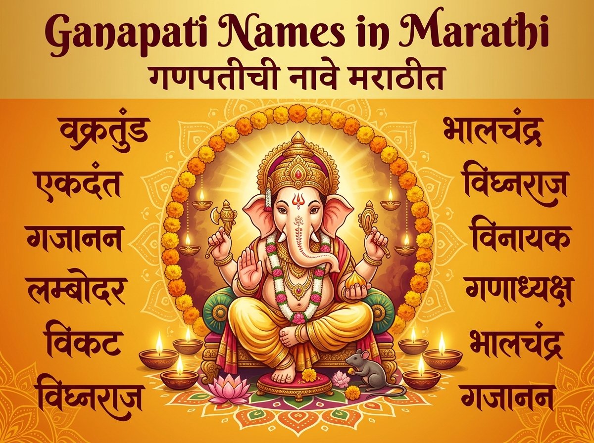 Ganapati Names in Marathi