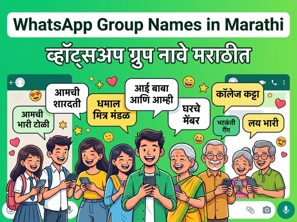 WhatsApp Group Names in Marathi